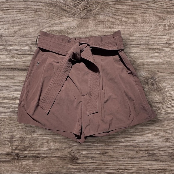 Athleta Pants - Athleta High Waist Brown Shorts